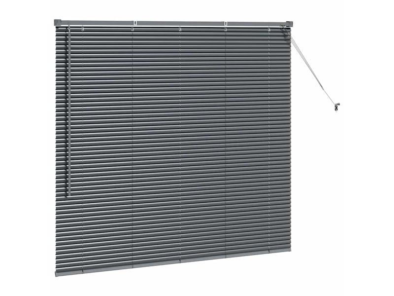  Store vénitien, store de fenêtre gris foncé 130 x 145 cm 25 mm aluminium cf47871  - Conforama E