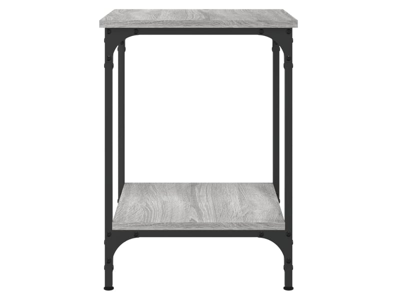  Table de chevet - table basse sonoma gris 40x40x55 cm bois d'ingénierie  - Conforama C