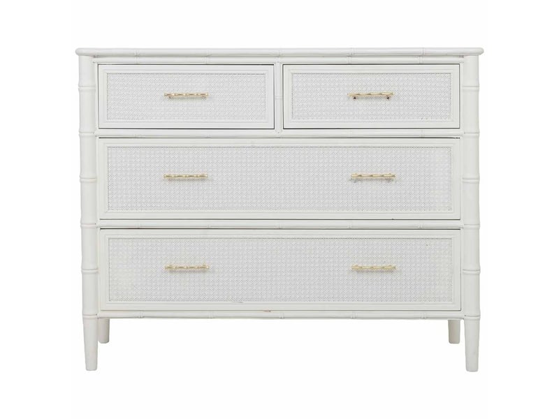  Commode en bois blanc 117x39x92 cm h  - Conforama B