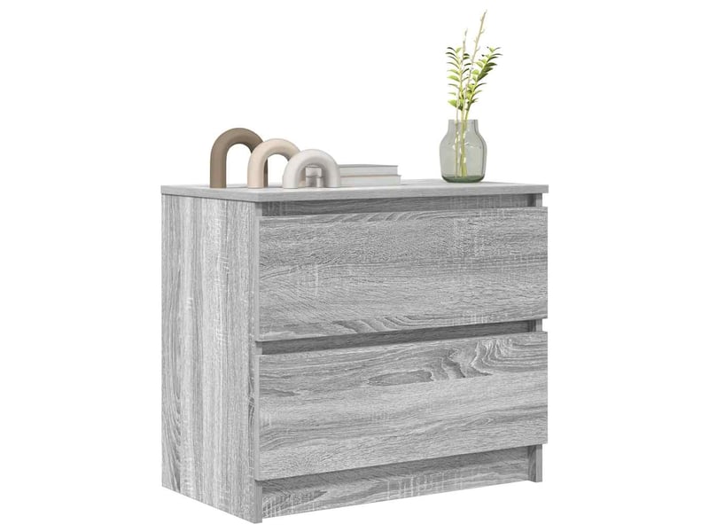  Meuble tv - banc tv - meuble de rangement sonoma gris 60x35x54 cm bois d'ingénierie  - Conforama D