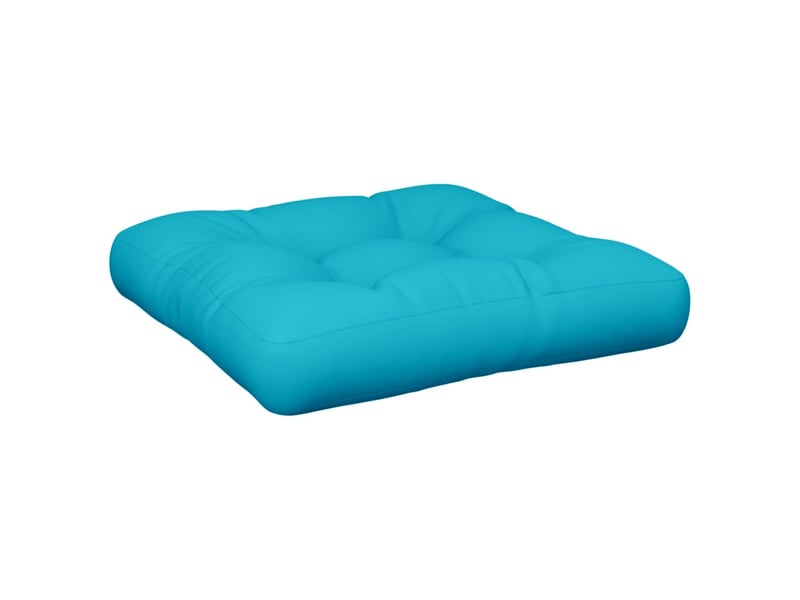  Coussin de palette, coussin de chaise, coussin de canapé turquoise 58x58x10 cm tissu oxford cf55478  - Conforama A