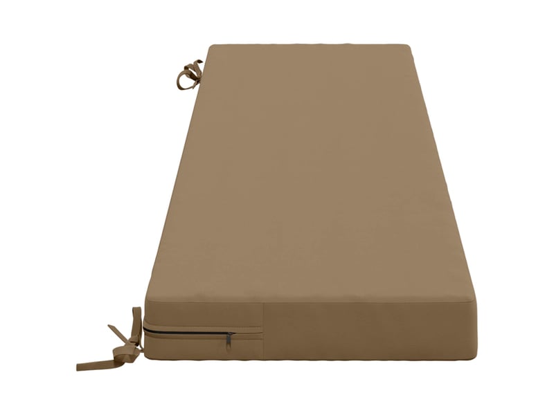 Coussin de banc, coussin d'assise, coussin de canapé soest 100 % polyester taupe 150 x 40 x 8 cm cf53598 - Conforama D