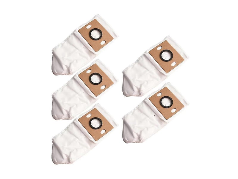  5pcs dust bag for ilife replacement dust bags for v9 pro self emptying robot vacuum cleaner spare parts  - Conforama E
