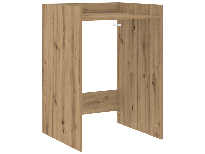  Armoire pour machine à laver chêne artisanal 67,5x62x97 cm  - Conforama A