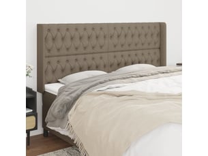 Tete de lit A poser largeur 203 cm   taupe