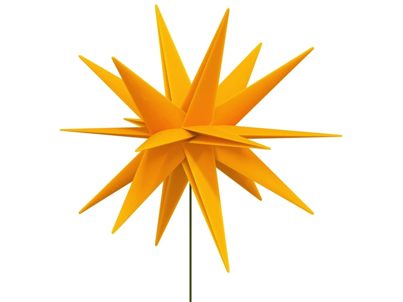  Lumière de noël avec piquet led pliable jaune 57 cm  - Conforama E