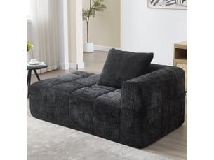 Fauteuil fixe  <strong>DZMDIP</strong> Tissu noir