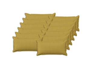 Lot de 12 coussins, coussins décoratifs houten vert clair lin synthétique cf56467