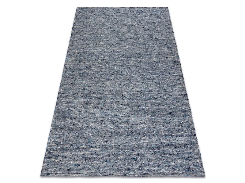  Tapis nepal aqua ii bleus mélange - laine, double face, naturel 80x150 cm  - Conforama A