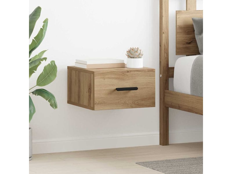 Lot de 2 table de chevet chambre 35 x 35 x 20 cm bois d'ingénierie shl2016 - Conforama B