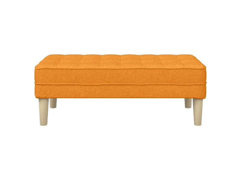  Banc chambre, banc de lit jaune foncé 113x57x39 cm tissu  - Conforama D