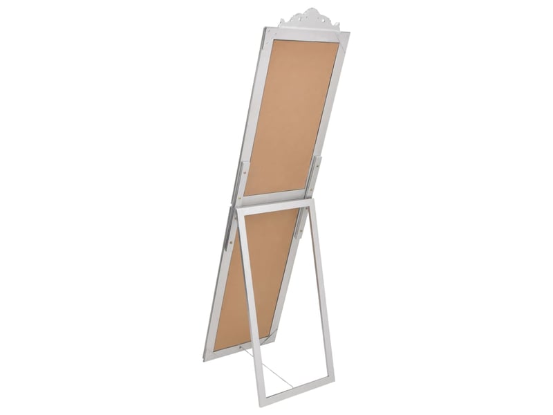 Miroir, miroir décoratif sur pied argenté 45x180 cm cf62925  - Conforama D