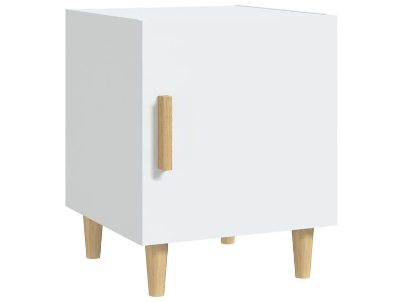  Table de chevet - cabinet de chevet - table de nuit blanc bois d'ingénierie  - Conforama A