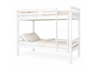 Lit superposé 2x90x200 cm <strong></strong>  <strong></strong> coloris blanc
