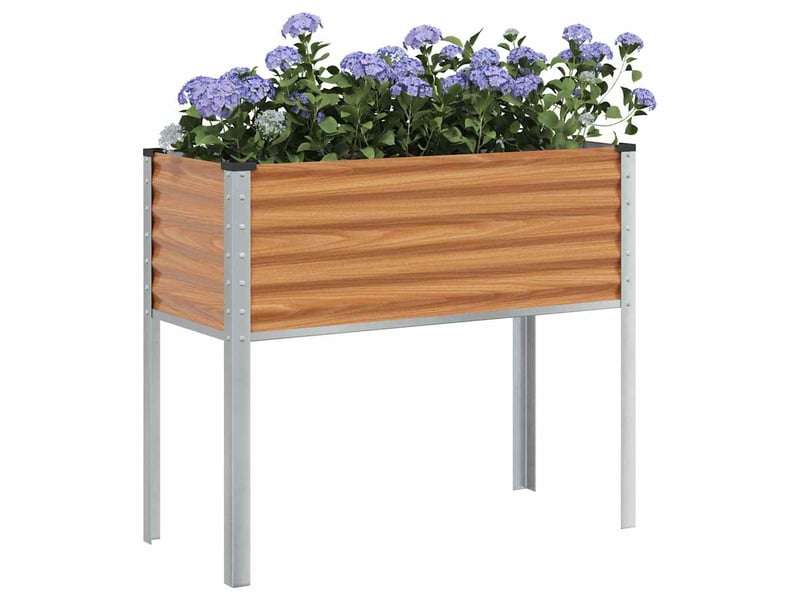  Jardinière - cache-pot de jardin marron clair 100 x 45 x 90 cm  - Conforama C