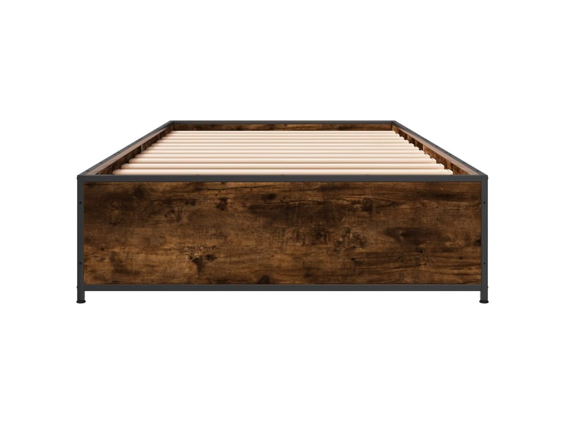  Lit simple- lit adulte -  cadre de lit chêne fumé 80 x 200 cm bois d'ingénierie  - Conforama C
