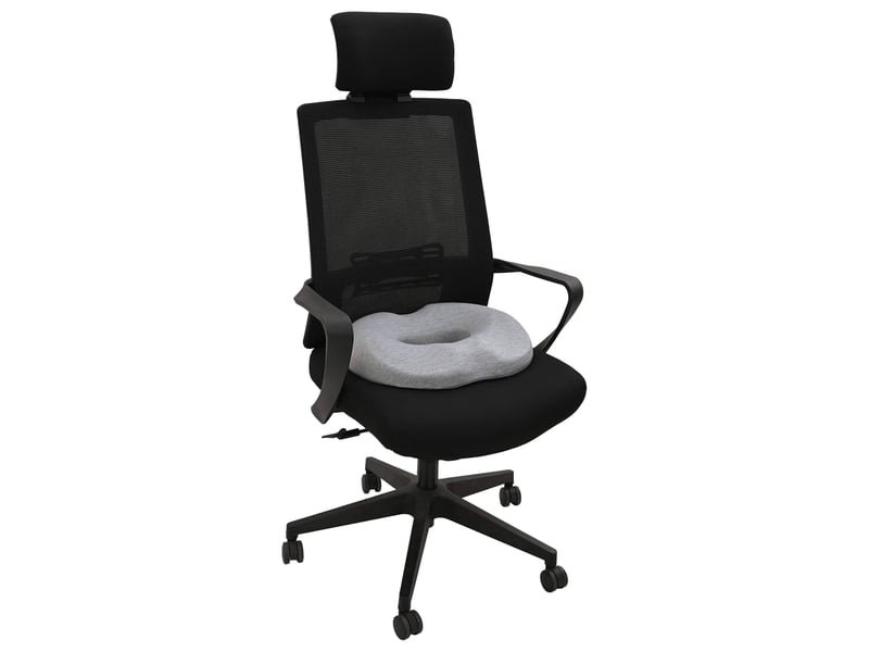  Coussin d'assise, coussin pour chaisecanapé couleur unie gris clair 42 x 36,5 x 8 cm cf51363  - Conforama A
