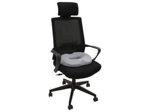 Coussin d'assise, coussin pour chaisecanapé couleur unie gris clair 42 x 36,5 x 8 cm cf51363