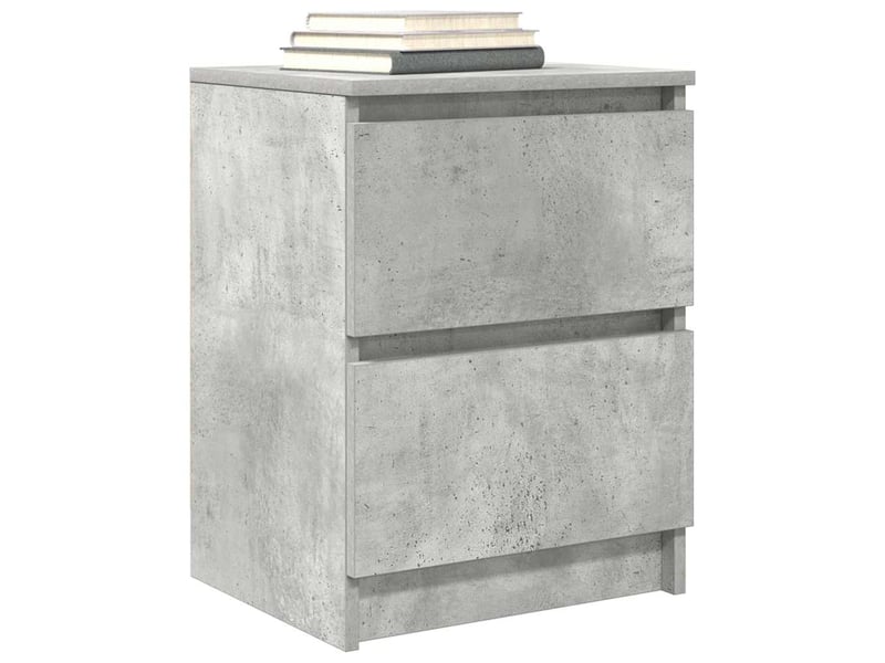  Meuble tv - banc tv - meuble de rangement gris béton 40x35x54 cm bois d'ingénierie  - Conforama D