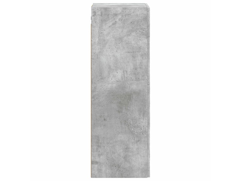  Cabinet salle de bain mural, meuble de rangement gris béton 33x34.5x60 cm shl634  - Conforama D