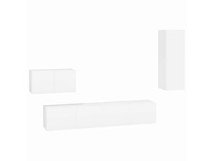 Meuble tv coloris blanc    