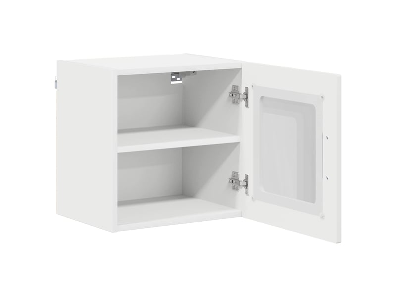  Meuble mural de cuisine, cabinet en verre mural blanc 40x31x40cm shl8077  - Conforama E