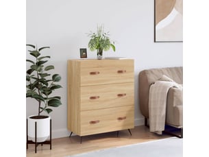 Commode 1 tiroir(s)    <strong></strong> <strong></strong> coloris beige largeur 69.5 cm