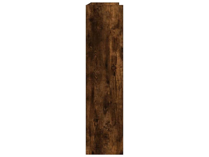  Meuble à chaussures, étagère à chaussures chêne fumé 80x25x100 cm bois d'ingénierie  - Conforama E