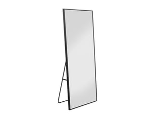 Miroir rectangulaire 0 suspendre coloris noir <strong></strong> <strong></strong> - 177 cm x 77 cm