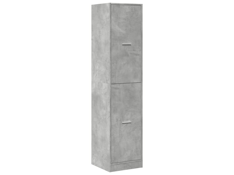  Meuble de rangement, armoire d'apothicaire gris béton 40x41x174,5 cm bois ingénierie  - Conforama D
