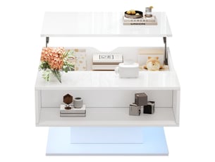 Table basse  coloris blanc <strong></strong> <strong></strong>