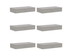 Boîte de rangement 6 pcs tissu intissé 90x48x15 cm 64,8 l shl67706