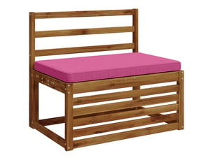 Coussin de banc, coussin d'assise, coussin pour chaisecanapé 1 pièce vught 100 % polyester rose cf52145