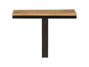Étagère murale, étagère suspendue 40x30x32 cm bois massif de manguier et fer cf41908