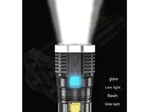 La torche lumineuse be de 10000000lm a mené la lumière tactique rechargeable d'usb de lampe-torche