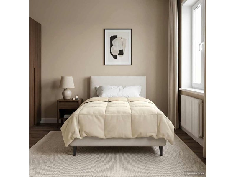 Couette - duvet d'été 135 x 220 cm été microfibre (100% polyester) - Conforama B