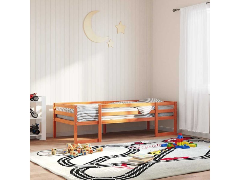  Cadre de lit pour enfants - lit jeune sans matelas  marron 80x200 cm  - Conforama B