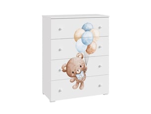 Commode 1 tiroir(s) EMILY/B/NPL/SWEET BEAR coloris beige largeur 0 cm