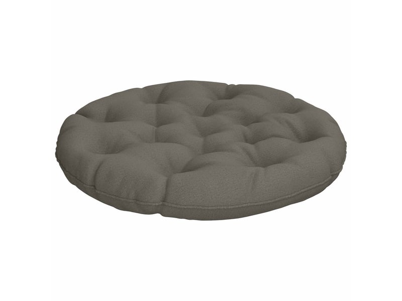 Coussin de chaise suspendue, coussin d'assise vianen 100 % polyester gris cf54280 - Conforama A