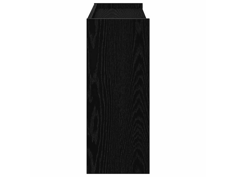  Meuble à chaussures, étagère à chaussures noir 80x25x62 cm bois d'ingénierie  - Conforama E
