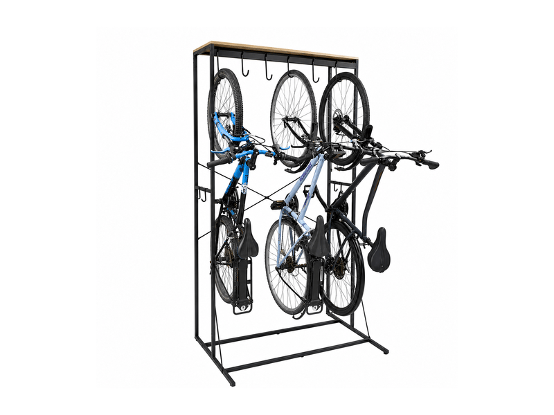  Porte-vélos koro en métal noir 116,5 x 75 x 208 cm  - Conforama A