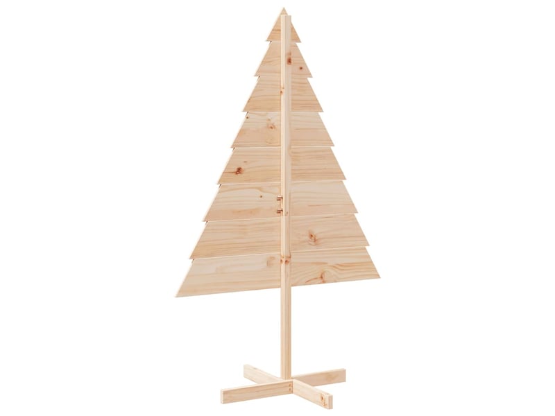  Sapin de noël - arbre de noël en bois pour décoration 150 cm bois massif  - Conforama E