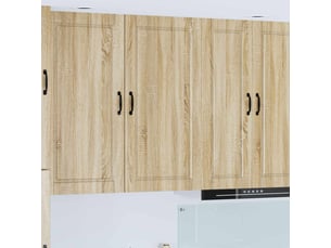 Meuble mural de cuisine, armoire de cuisine chêne sonoma 50x31x100cm shl5354