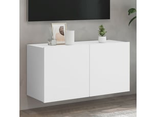 Meuble tv coloris blanc 80 cm <strong></strong>  <strong></strong>