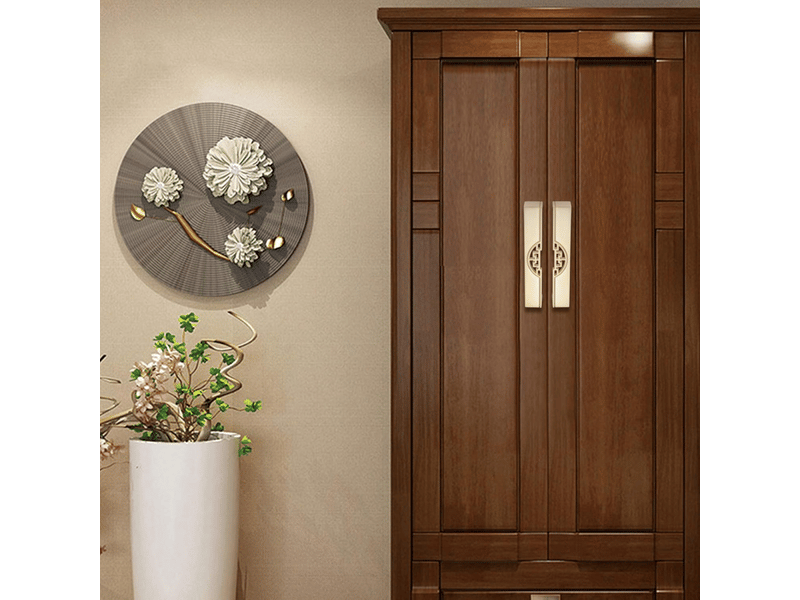  Jeu de poignées dorées style rétro vintage pour meubles, boutons d’armoire pour chambre et cuisine  - Conforama B