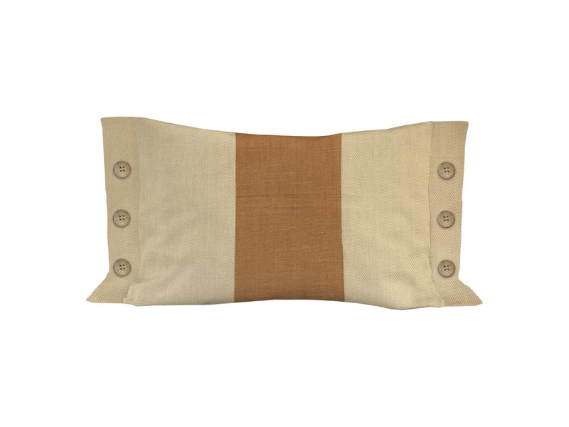  Coussin en coton 32x50 cm natalia lin, par soleil d'ocre  - Conforama A