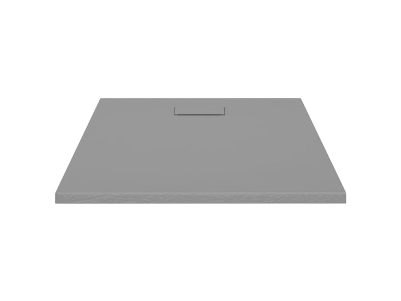  Receveur de douche base de douche bac de douche réceptacle de douche salle de bain toilette salle d’eau maison intérieur smc 100x80 cm gris 02_0001977  - Conforama C