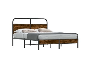 Lit 2 places 120x190cm    coloris marron