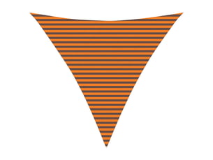 Voile d'ombre - voile d'ombrage - voile parasol 4,5 x 4,5 x 4,5 m 100 % polyester oxford