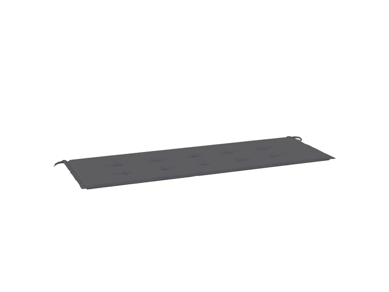  Coussin de banc de jardin, coussin d'assise anthracite 150x50x3 cm tissu oxford cf52637  - Conforama A